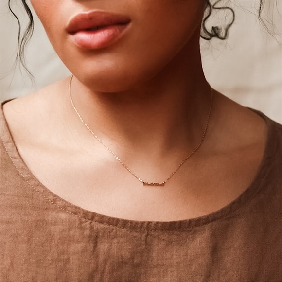 ⚜️𝟯𝟬%𝗢𝗙𝗙 𝗯𝘂𝗻𝗱𝗹𝗲𝘀 𝟯+⚜️ NEW Mama Handwriting Stainless Steel Necklace - Picture 7 of 15